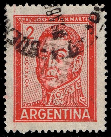 Argentina #692 Jose de San Martin; Used