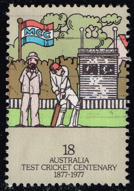 Australia #662 Umpire and Batsman; Used