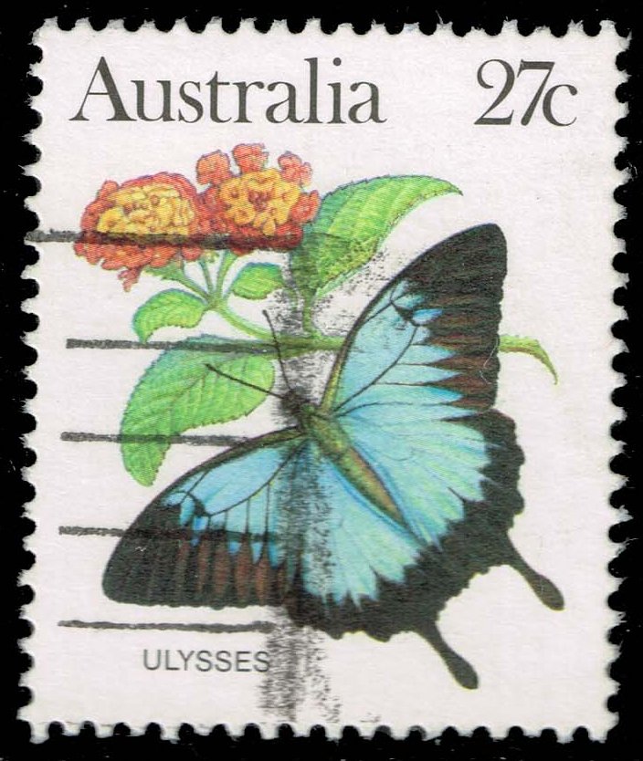 Australia #875 Ulysses Butterfly; Used