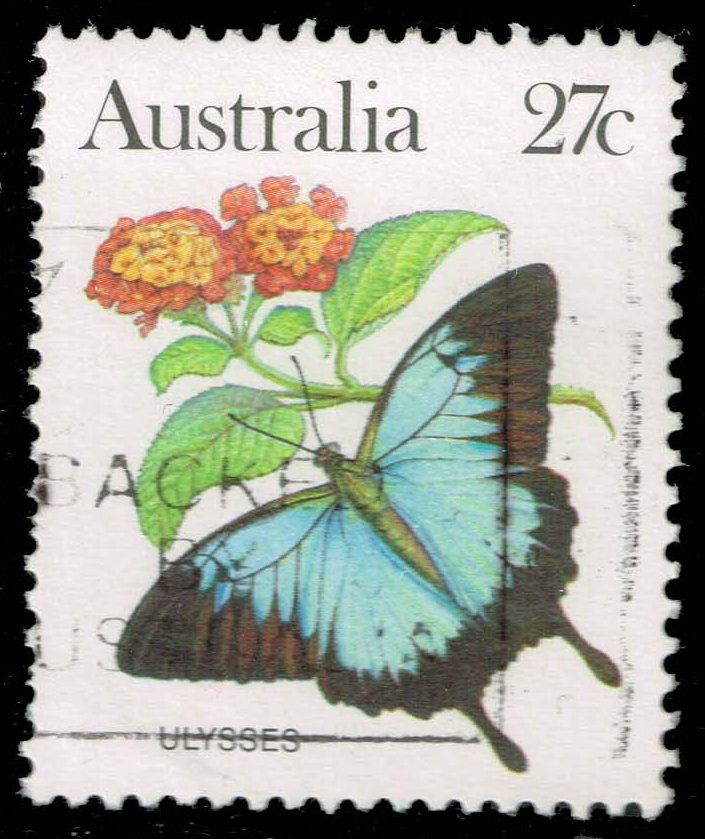 Australia #875 Ulysses Butterfly; Used