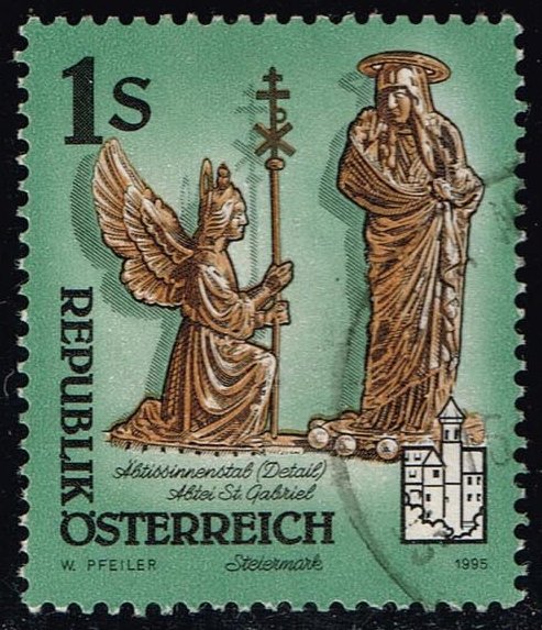 Austria #1599 Abbesse's Crosier; Used