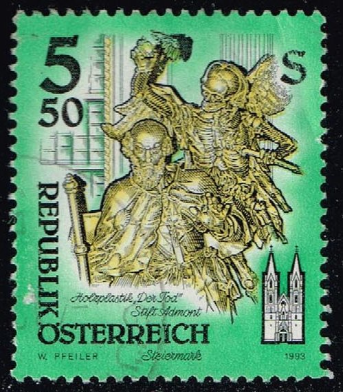 Austria #1600 Death; Used