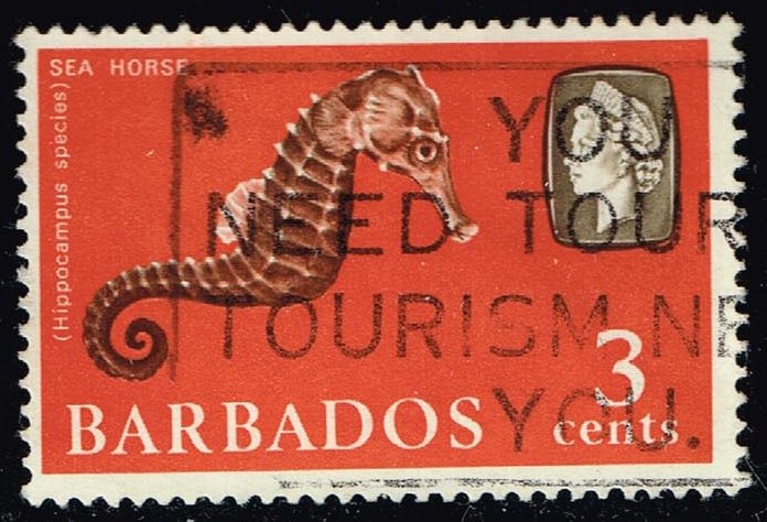Barbados #269A Sea Horse; Used