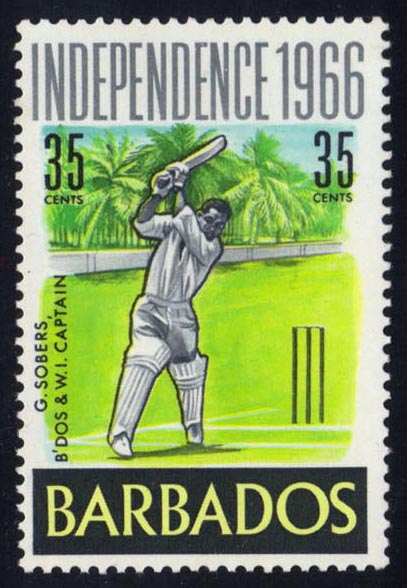 Barbados #292 Garfield Sobers - Cricket; MNH
