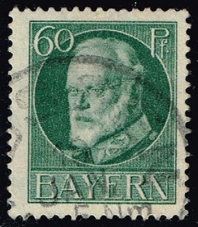 Germany-Bavaria #107 King Ludwig III; Used