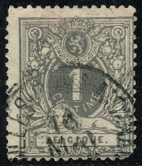 Belgium #50 Numeral; Used
