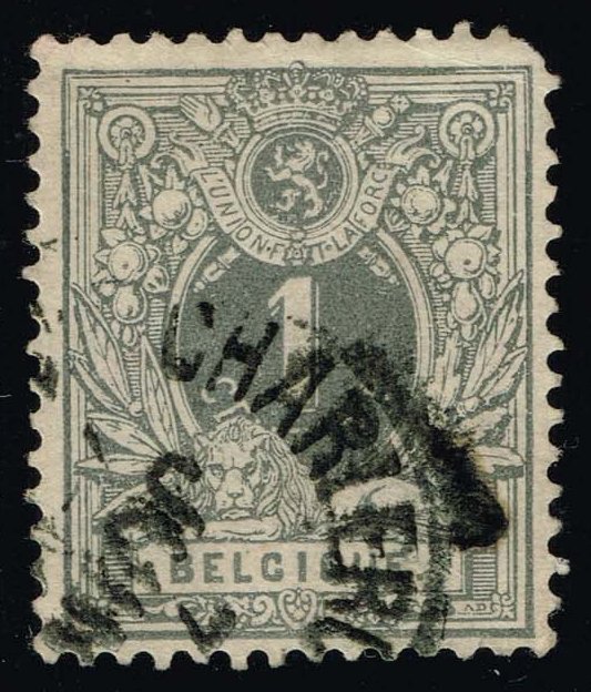Belgium #50 Numeral; Used