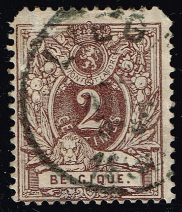 Belgium #55 Numeral; Used