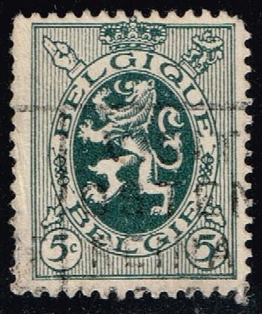 Belgium #201 Heraldic Lion; Used