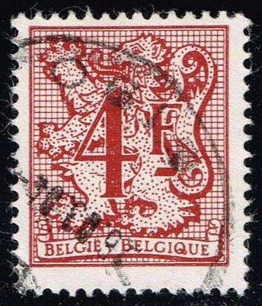 Belgium #973 Heraldic Lion; Used