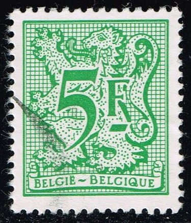 Belgium #975 Heraldic Lion; Used