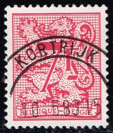 Belgium #1086 Heraldic Lion; Used