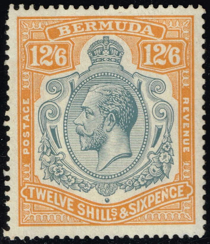 Bermuda #97 King George V; Unused