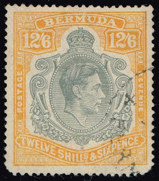 Bermuda #127a King George VI; Used
