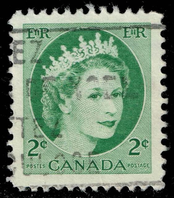Canada #338 Queen Elizabeth II; Used
