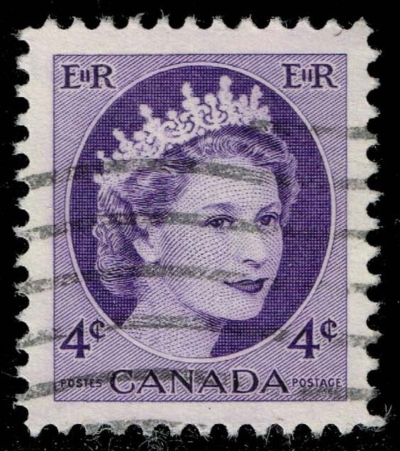 Canada #340 Queen Elizabeth II; Used