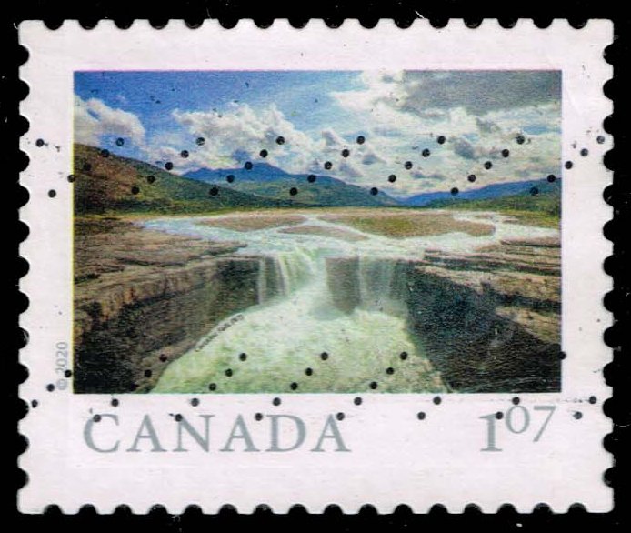 Canada #3220 Carcajou Falls - Northwest Territories; Used