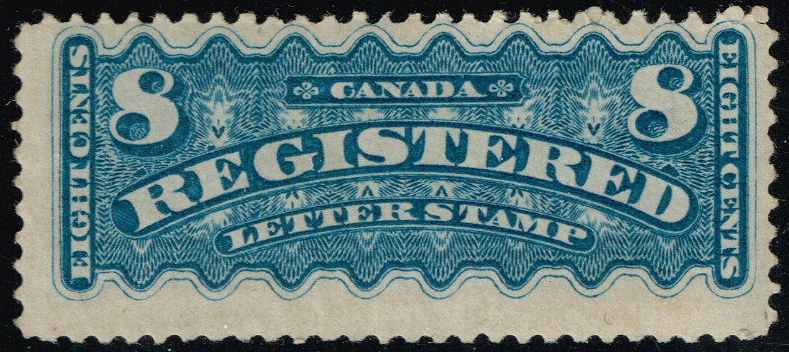 Canada #F3 Registration Stamp; Unused