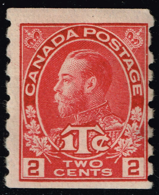 Canada #MR6 King George V; Unused