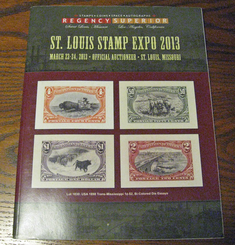 2013 Regency Superior St. Louis Stamp Expo Auction Catalog