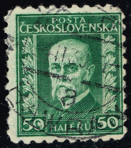 Czechoslovakia #128 President Masaryk; Used