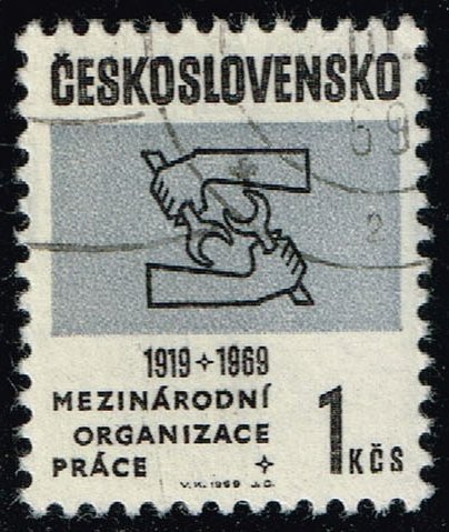 Czechoslovakia #1603 ILO Emblem; CTO