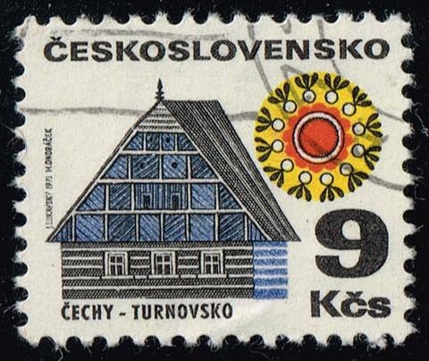 Czechoslovakia #1740 Cottage in Turnov; CTO