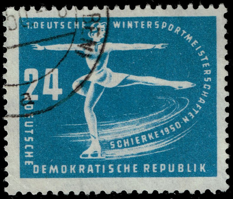 Germany DDR #52 Skater; CTO