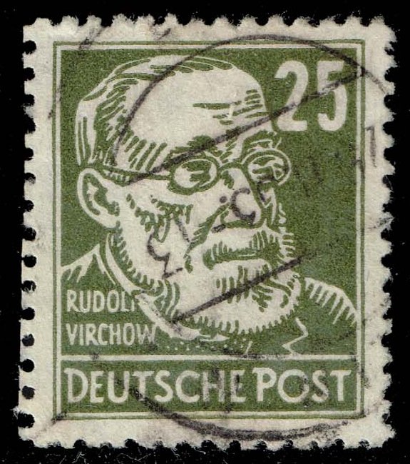 Germany DDR #129 Rudolf Virchow; Used