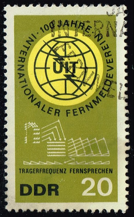 Germany DDR #771 ITU Centenary; CTO