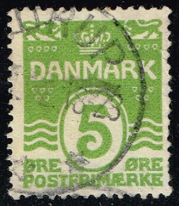 Denmark #90 Numeral; Used