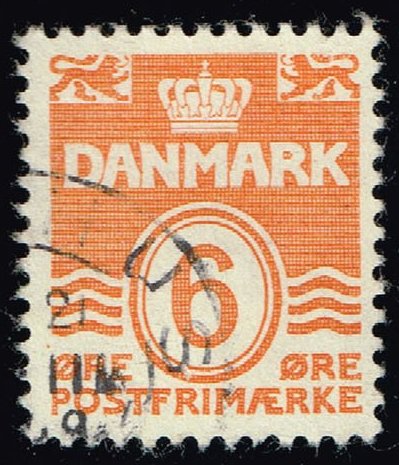 Denmark #224C Numeral; Used