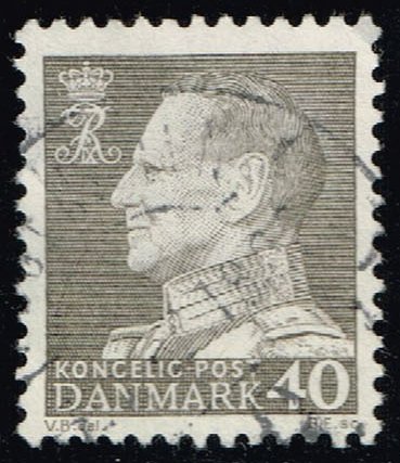 Denmark #388 King Frederik IX; Used