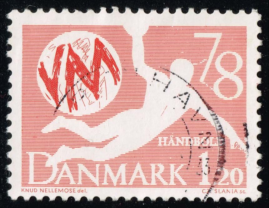 Denmark #611 Handball; Used