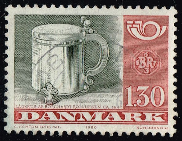 Denmark #670 Silver Tankard; Used