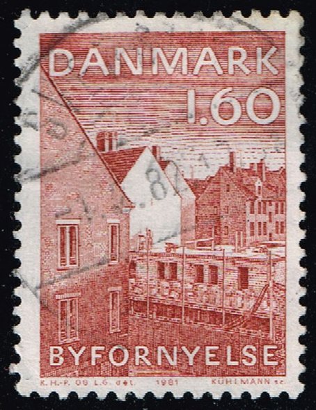 Denmark #687 Urban Renaissance Year; Used