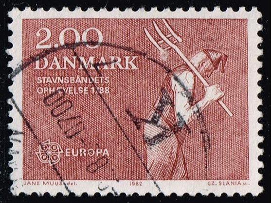 Denmark #723 Europa; Used