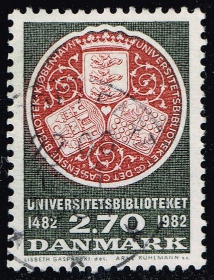 Denmark #731 University Library; Used
