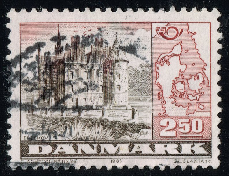 Denmark #735 Egeskov Castle; Used