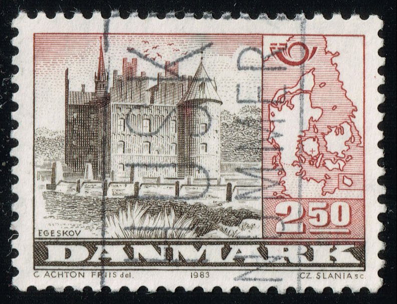 Denmark #735 Egeskov Castle; Used
