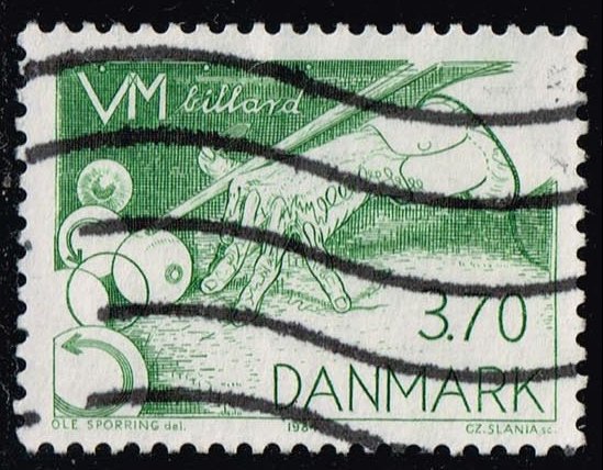 Denmark #750 Billiards; Used