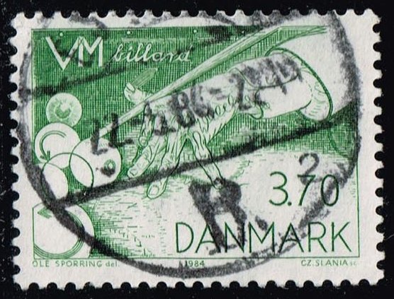 Denmark #750 Billiards; Used