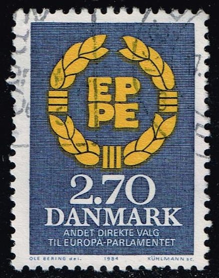 Denmark #753 European Elections; Used