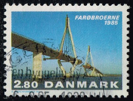 Denmark #776 Faro-Falster Bridge; Used