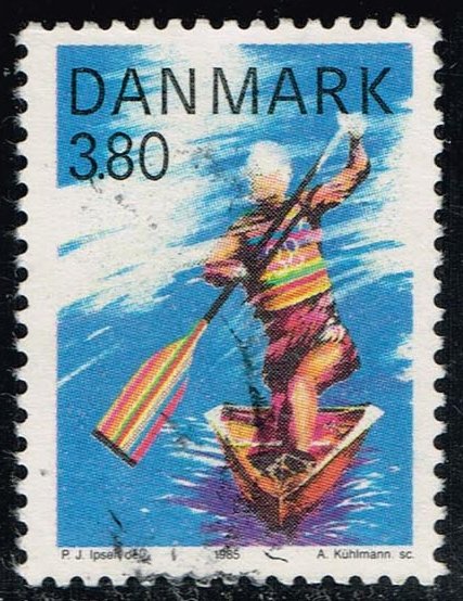 Denmark #781 Canoe & Kayak; Used