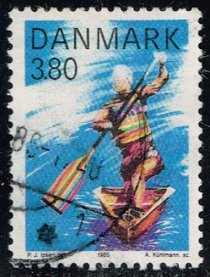 Denmark #781 Canoe & Kayak; Used