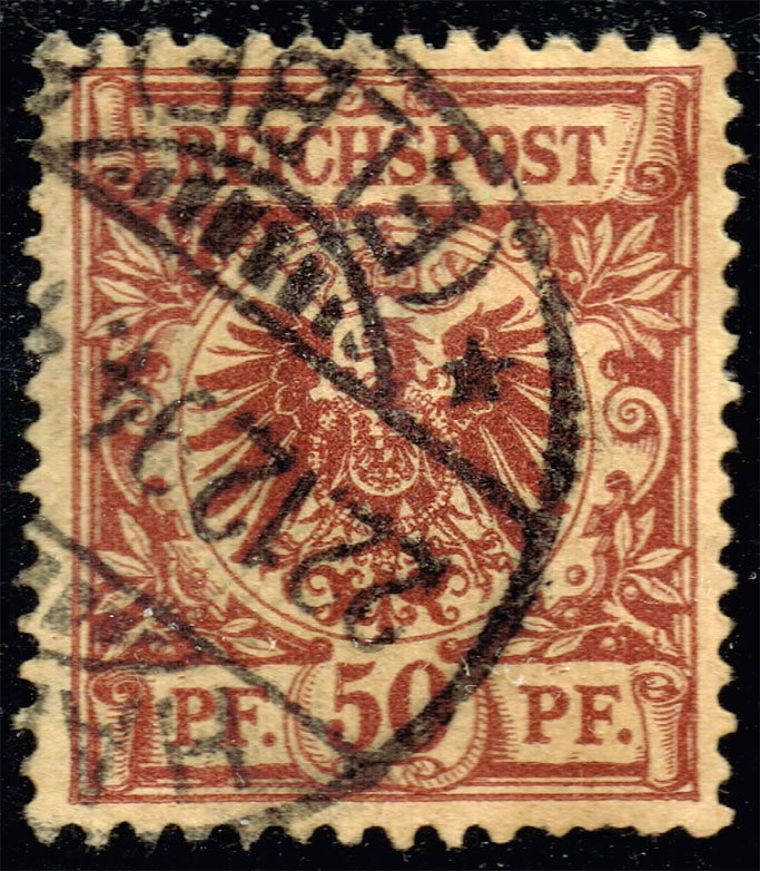Germany #51a Imperial Eagle; Used