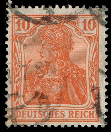 Germany #119 Germania; Used