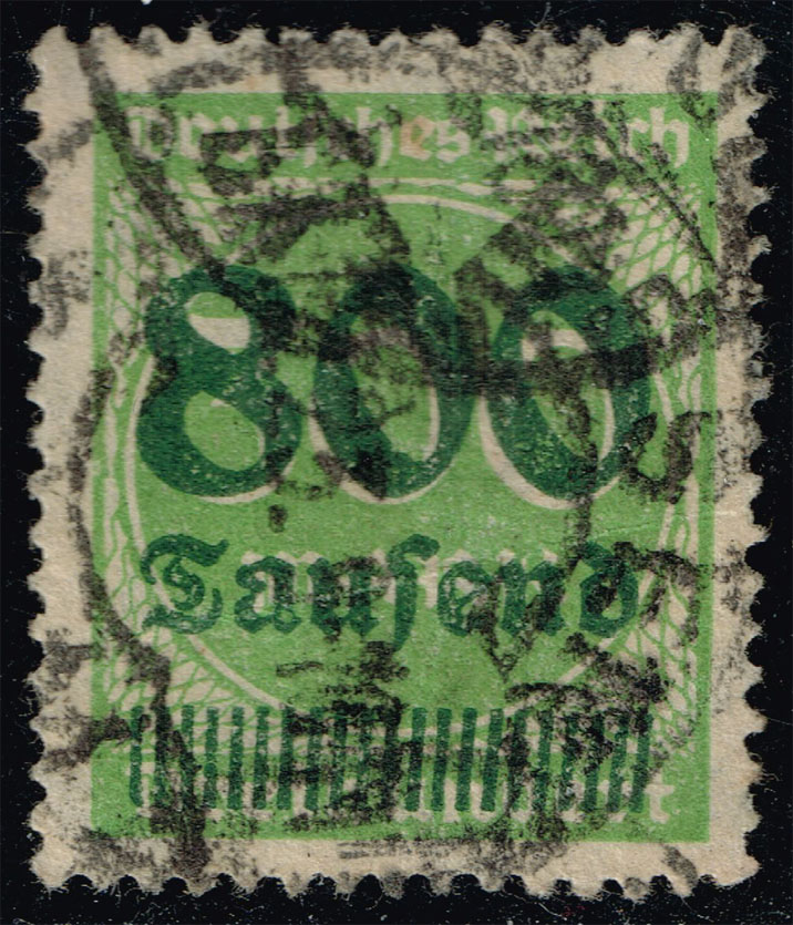 Germany #264 Numeral - Surcharged; Used
