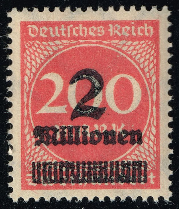 Germany #269 Numeral - Surcharged; MNH